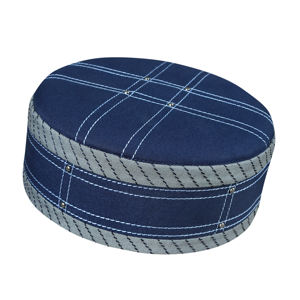 หมวก Aswad kufi แบบชาวตุรกีหมวกหัวกะโหลกอิสลามขนาดเจียมเนื้อเจียมตัวโลโก้ตามสั่งผลิตจากโรงงาน Aswad kufi - Product Image 4