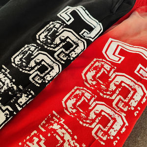 Conjunto Deportivo Holgado con Sudadera y Pantalones Deportivos Deslavados al Ácido para Hombre y Mujer - Product Image 5