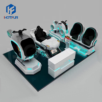Vaisseau spatial VART OEM 6 places famille 9D VR jeux vr tapis roulant simulateur réalité virtuelle vaisseau spatial 9d Vr cinéma 6 sièges