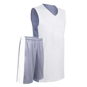 Uniformes de baloncesto de alta calidad hechos en fábrica, cómodos conjuntos de uniformes de baloncesto de media manga, uniforme de baloncesto de tela genuina - Product Image 1