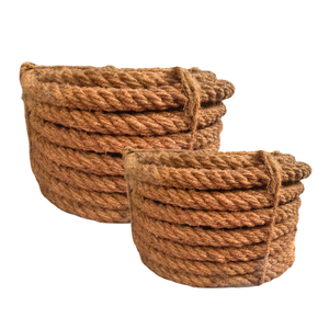 Cuerda de coco sostenible TWINE TWISTED ROPE Cuerda de yute Cuerda de pesca 100-200mm de Vietnam para aplicaciones múltiples sostenibles - Product Image 1