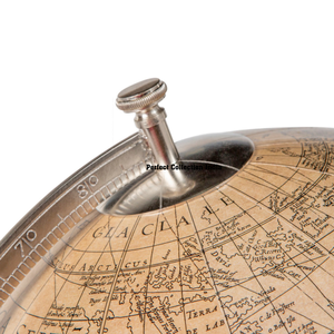 Globo terráqueo antiguo de 17 \ "con mapa completo, soporte de acabado de peltre, globo de latón elegante para regalo de Geografía de negocios o hogar - Product Image 4