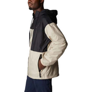 Veste coupe-vent d'automne pour homme avec col montant et logo personnalisé sur le devant, coupe-vent à capuche pour les sports de plein air et le streetwear - Product Image 6