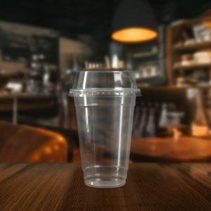 Gobelets en plastique écologiques jetables à paroi unique de haute qualité de 16oz Transparent 95mm PP café glacé lait thé jus boissons - Product Image 2