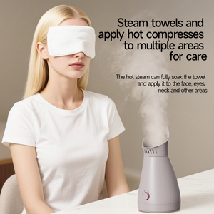 Herbal Facial <b>Steamer</b> Hot Mist Vaporizer Nose & Face Steam Care Device with Towel Steaming Function - Product Image 2