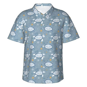 Vente en gros de chemise hawaïenne décontractée en coton imprimée personnalisée pour hommes, de plage, à fleurs, nouveau design, chemise à sublimation pour hommes - Product Image 1