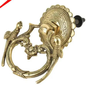 Nuevo producto: Timbre de puerta con diseño de cara de caballo con acabado antiguo para decoración de puertas de casa y habitaciones. - Product Image 3