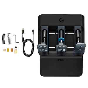 Pédales de course PRO ORIGINALES avec ventilateur de refroidissement pour 5 pédales, en caoutchouc noir et ABS de haute qualité pour une protection optimale - Product Image 1