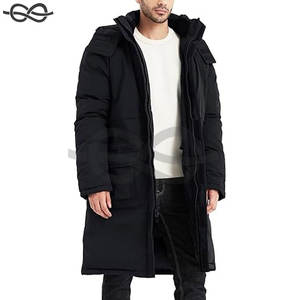 Parka extra longue Manteau d'hiver Veste doudoune à capuche Vêtements d'extérieur lourds, chauds et résistants à l'eau pour la protection contre le froid - Product Image 3