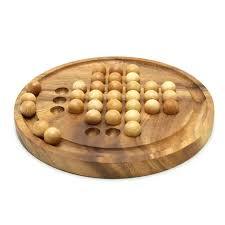 Jeu de société solitaire en bois fait à la main jeu de société solitaire en bois de style classique - Product Image 3