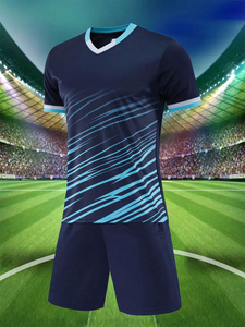 Camisetas de fútbol entrenamiento de fútbol camiseta de Francia Kit de camiseta de fútbol personalizado ropa deportiva de fútbol uniforme de fútbol sublimado. - Product Image 4