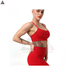 Conjunto de Yoga de Alta Calidad para Mujer, Talla Grande, Color Sólido, Logotipo Personalizado, 2 Piezas, Ropa Deportiva Transpirable de Secado Rápido - Product Image 3