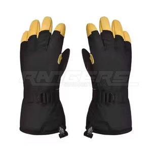Gants de ski d'hiver Jaune Noir Epais Chauds avec manchette réglable Ski Snow Adventure Customize Logo Outdoor Snow Gloves - Product Image 2