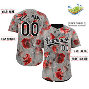Camiseta de béisbol personalizada de alta calidad unisex, ropa deportiva de poliéster al mejor precio, transpirable de talla grande para adultos, impresión por sublimación - Product Image 4