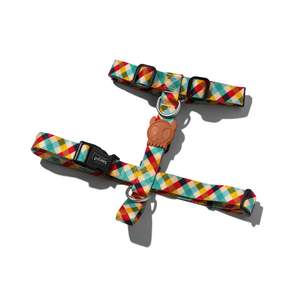 Phantom H-<b>Harness</b> Cartoon Striped Pet <b>Harness</b> for Dogs Reflective PVC Neoprene Corduroy Cotton <b>Leather</b> Small Medium Large - Product Image 1