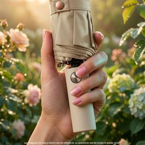 Paraguas Plegable Semiautomático Clásico Reforzado de 16 Varillas, Doble Capa, Cobertura Extra Grande, Protección UV Premium - Product Image 3