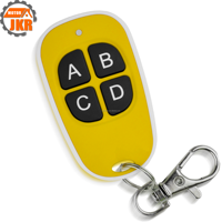 Clone rapide de télécommande RF à 4 boutons 433MHz pour commande de garage à porte coulissante EV1527 Code