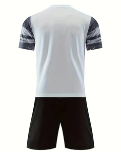 ชุดฟุตบอลใช้ได้ทั้งชายและหญิง2023-2024ชุดเล่นกีฬาแบบแห้งเร็วสีแดงชุดเล่นฟุตบอลสำหรับผู้ใหญ่ - Product Image 2