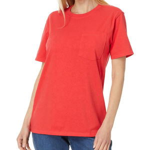 El mejor Material de las mujeres Slim Fitness O-cuello Camisetas Ligero Casual Streetwear Personalizado Precio al por mayor - Product Image 1