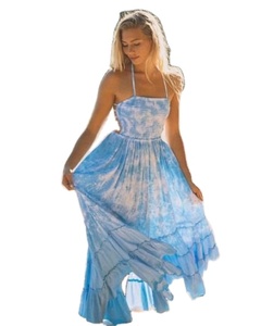 Nuevo Vestido Casual Holgado sin Mangas para Mujer, 100% Algodón, Lavable, Ecológico, Moda de Verano, Venta al Por Mayor - Product Image 1