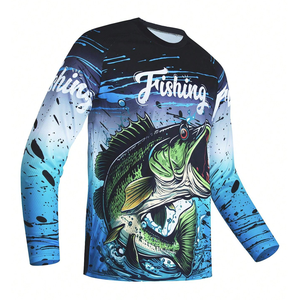 Camiseta de Pesca de Manga Larga para Hombre Speemo Sports 2025, Talla Grande, Secado Rápido, Spandex/Poliéster, Jersey de 140g, Impresión por Sublimación - Product Image 1