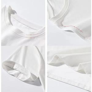 Luxury Unisex Oversize 100% Cotton Long T-<b>Shirt</b> 240Gsms Eco-Friendly Breathable Silk Screen Printed Custom Logo Fashionable <b>Men</b> - Product Image 5