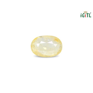 Zafiro Amarillo Natural de 6.5 Quilates (Pukhraj), Gema Suelta con Corte Esmeralda, Formas Ovaladas y de Cojín, 8mm de Altura - Product Image 1