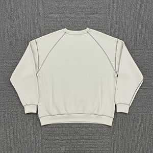 Venta al por Mayor de Ropa Casual de Invierno de Felpa 100% Algodón, Estilo Holgado con Hombros Caídos, Logotipo Personalizado, Costuras en Contraste, Tinte Liso y Bordado - Product Image 6