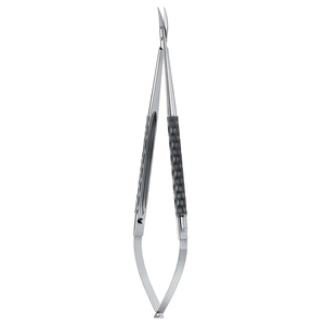 Tijeras Microquirúrgicas Premium de 12 cm con Hojas Curvas, Acero Inoxidable de Alta Calidad, Reutilizables, Instrumentos de Microcirugía Superiores - Product Image 1