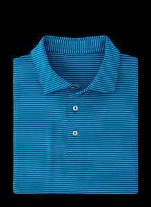 Nueva camiseta de golf personalizada para hombre 2023 Summer Stripes Short Sle Golf Performance Jersey Polos Stripes - Product Image 4