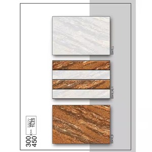 กระเบื้องเคลือบเงาแบบดิจิตัลเซรามิกสีเทาแวววาวขนาด30x45ซม. 300X450มม. 12X18นิ้ว - Product Image 1