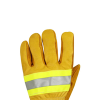Gants de sécurité pour pompier coupe thermique et à membrane imperméable à haute résistance