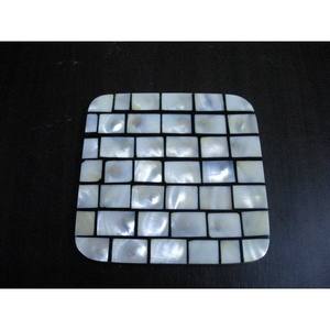 Royal Decorative Mother of Pearl Coaster Set MOP Coaster Gift Item Home Decoration Corporate Gift Unique Coaster Stone - Product Image 6