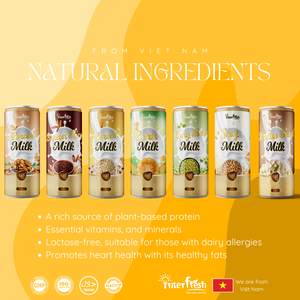 เครื่องดื่มปรุงแต่งกลิ่นรสนมถั่วพรีเมียมแบบกระป๋องมี250มล./320มล. ได้รับการรับรอง GMP 24เดือนอายุการเก็บรักษา - Product Image 4