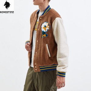 แจ็กเก็ตขนสัตว์สำหรับผู้ชายคอปกตั้งสวมใส่สบายกันลมน้ำหนักเบา - Product Image 4