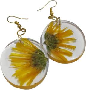 Premium Resin <b>Earrings</b> With Smooth Glossy Handmade Finish Resin <b>Earrings</b> For Party Casual Wedding at <b>cheap</b> price - Product Image 2