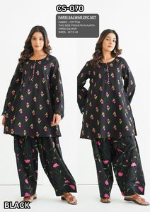 Punjabi ethnique coton Kameez Pallazzo Sharara manches longues été court pour les fêtes pakistanais gros tendance Farshi Shalwar - Product Image 4