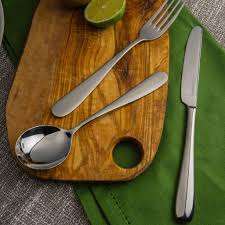 Servidor de ensaladas de acero inoxidable, servidores decorativos, juego de cubiertos de Metal de lujo, reutilizable, niquelado - Product Image 4