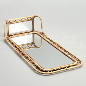 ARGE-Espejo de ratán de cuerpo completo para pared, accesorio de pie de estilo clásico, venta al por mayor - Product Image 3