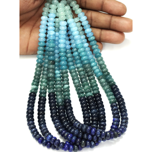 Cuentas Redondas de Cuarzo Multicolor: Joyería de Piedras Preciosas Arcoíris (7-8 mm) - Product Image 1