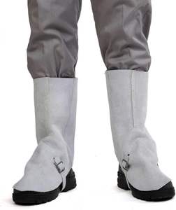 อุปกรณ์ป้องกันขาสำหรับงานเชื่อมหนังแบบขายส่ง พร้อมสีและขนาดที่กำหนดเอง รับประกัน 3 ปีโดย Standard International - Product Image 1