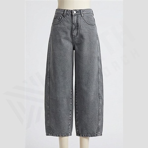 Plus Size Customized Color <b>Mens</b> Baggy Denim <b>Jeans</b> Trouser Manufacturers <b>Wide</b> <b>Leg</b> Designer Custom Wholesale Customized Color - Product Image 1