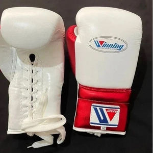 Dernier modèle Gants de boxe gagnants de couleur blanche et rouge les plus demandés Cuir de vache de qualité supérieure Kickboxing et entraînement - Product Image 3