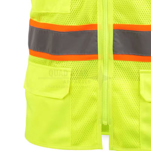 Vente en gros de gilets de sécurité grande taille pour l'extérieur gilets de sécurité de haute qualité à prix raisonnable fabriqués au Pakistan - Product Image 6