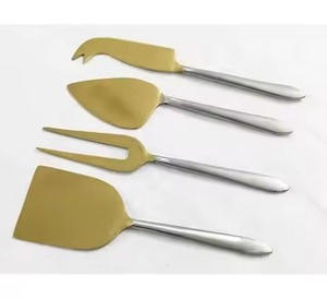 Ensemble de couteaux à fromage en métal et à manche en corne de conception simple pour la maison et l'hôtel couverts de cuisine et couverts de décoration de table - Product Image 5