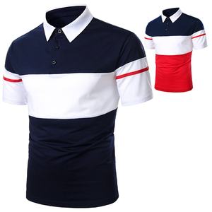 Camiseta de golf de manga corta para hombre, camiseta de polo de alta calidad, nuevo poliéster seco/algodón, venta al por mayor, manga corta para polo - Product Image 1