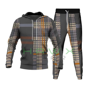 2025 nueva moda personalizada ajustada impresa precio algodón hecho chándal bajo MOQ peso ligero - Product Image 4