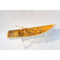 Modèle de bateau à rames à coque en clinker / Bateaux traditionnels / Bateaux à rames / Cadeau de haute qualité