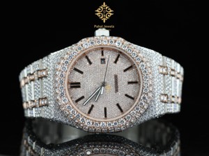 Montres de luxe pour hommes et femmes, design personnalisé, hip-hop, serties de diamants, cadran carré, véritable diamant moissanite VVS de laboratoire - Product Image 2