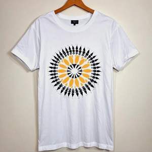 Mens Premium <b>White</b> 100% Cotton T-<b>Shirt</b> with High Quality Silk Screen Print - Product Image 6
